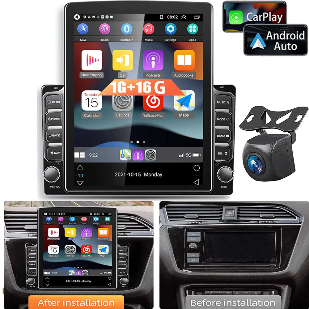 9.7" Android 13 2DIN Car Stereo for Universal Vehicles (2010–2023)