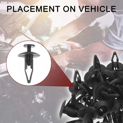 50 Pcs Front Fender Skirt Clip for Ford Edge (2007–2014), Escort (1981–2003)