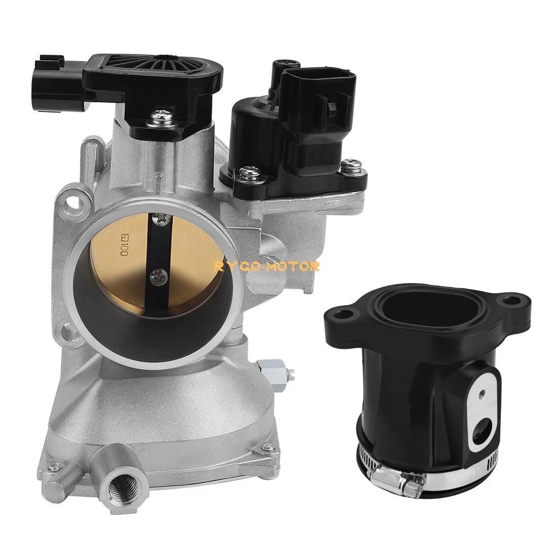 Throttle Body with Intake Manifold Boot Adapter for Polaris Ranger 570 (2015–2021)