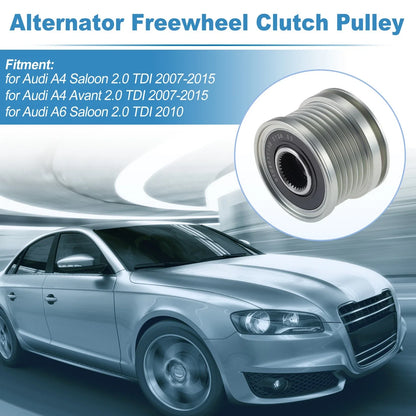 Alternator Freewheel Clutch Pulley 03G903119B for Audi A4 Saloon (2001–2008)
