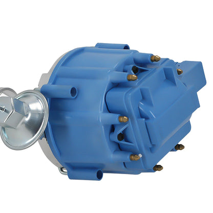 Ignition Distributor for Ford 351C 351M 400 429 460 (HEI Blue Male Cap)
