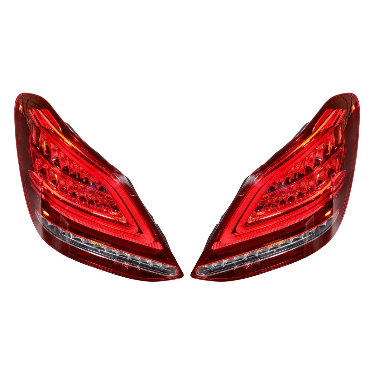 Set of 2 LED Tail Lamps for Mercedes Benz W205 C-Class (2019–2021) BCK97955K