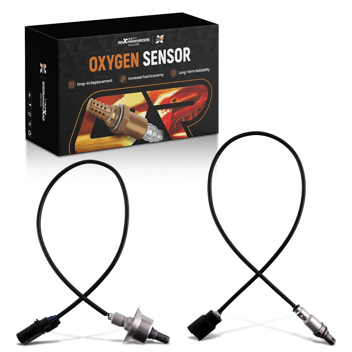 2x Oxygen O2 Sensor for Fiat 500 1.4L L4 SOHC (2012–2016) 234-4483