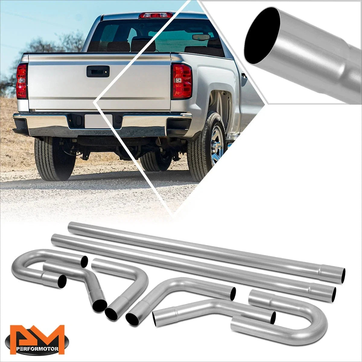 Set of 8 Exhaust Piping Kit for Universal (2.0" OD)