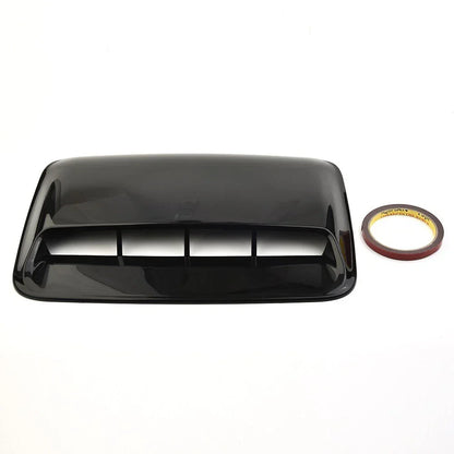 Hood Scoop Cover Air Flow Intake Bonnet Car Vent Gloss Black