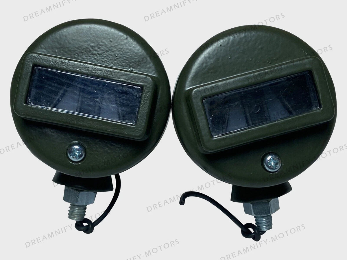 Pair of Blackout Cat Eye Marker Lights for Ford Willys Jeep