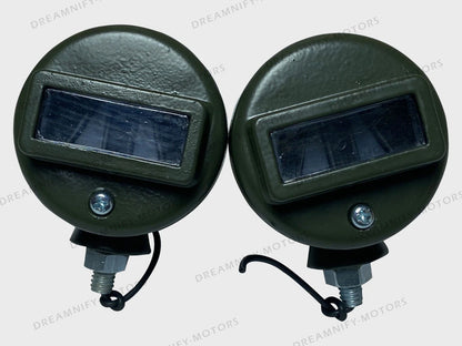 Pair of Blackout Cat Eye Marker Lights for Ford Willys Jeep
