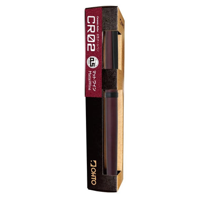Ceramic Rollerball Pen 0.5mm for OHTO CR02 (Pack of 1) - Matte Wine