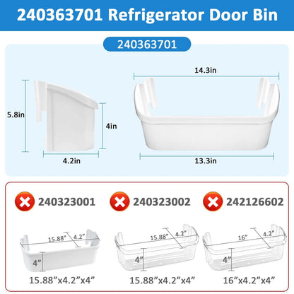 Door Bin Shelf for Frigidaire Kenmore Refrigerator (2010–2023)