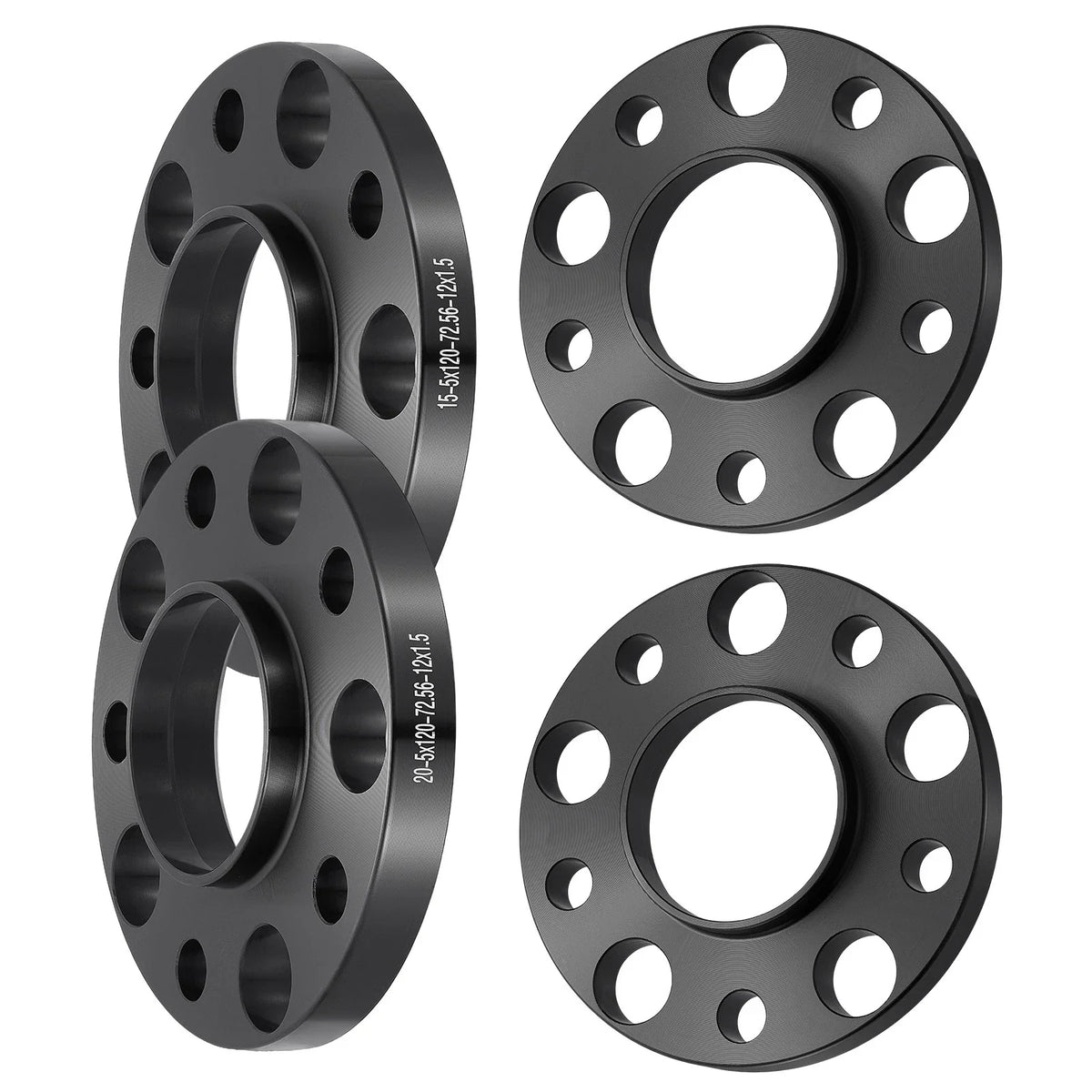 15/20mm Hubcentric Wheel Spacers 5x120 72.56mm for BMW 735iL (1990–1992)