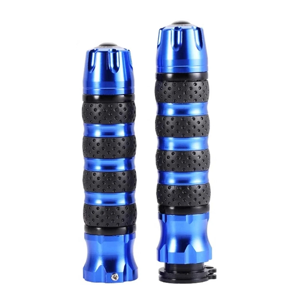 7/8" Handlebar Hand Grips for Honda, Suzuki, Kawasaki (Universal) - Blue