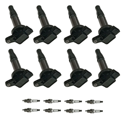 8X Ignition Coils & Spark Plugs for Jaguar XF, XJ8, Land Rover Range Rover (2008–2015) UF519
