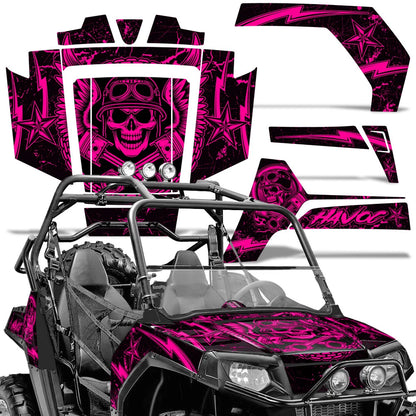 Graphics Kit Decals Stickers for Polaris RZR 800 S (2006–2010)