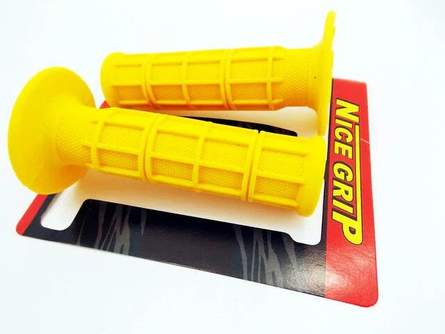 Yellow Hand Grip Set for Suzuki RM500  - Left & Right Pair
