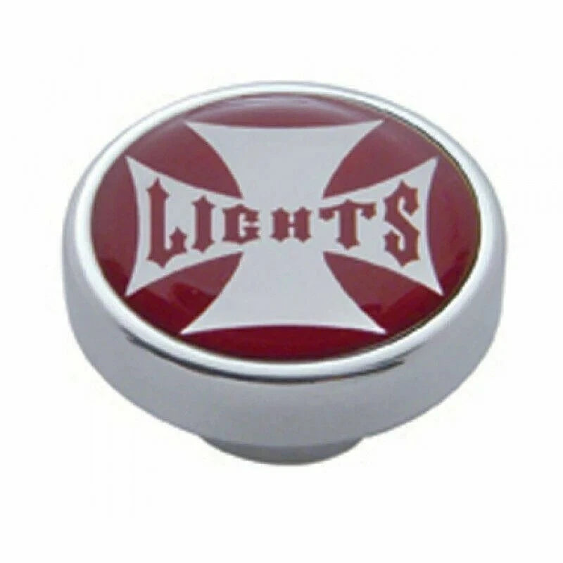 Chrome Aluminum UP Panel Lights Control Knob for (23616)