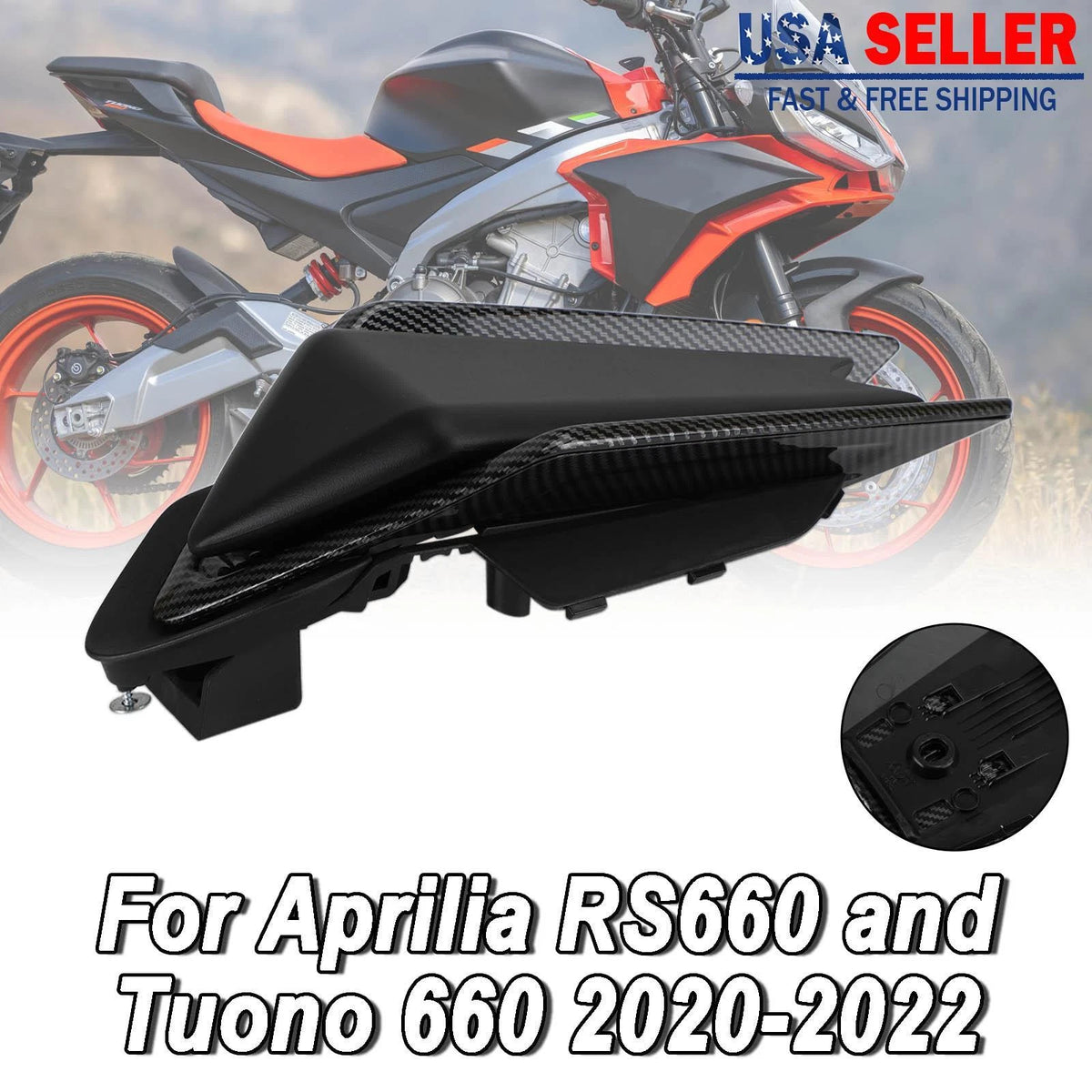 Rear Cowl Tail Fairing Cover for Aprilia RS660 RSV4 Tuono 660 (2020–2022) M511-A024-CBN