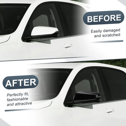 Left Side Rearview Mirror Cover Cap Gloss Black for Chevy Equinox (2010–2017)