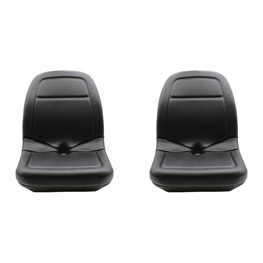 2X Black Vinyl Seat for Cub Cadet 2146 465 4x4 465 Diesel 4x4