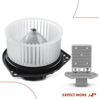 Front HVAC Blower Motor & Resistor for Chevy Aveo (2004–2011) 96539656, 95978693, 700205, RU459
