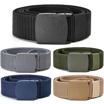 5 Pack Tactical Nylon Belts for Casual Military Use