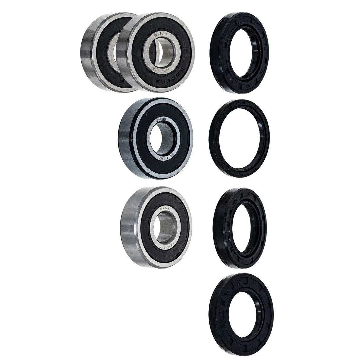 Wheel Bearing Seal Kit for Honda Hawk 400 450 (MK1008488, 6302-2RS, 6304-2RDQE6)