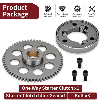 Starter Clutch One Way Bearing Gear for Kawasaki Bayou 220 250 (1990–2004)