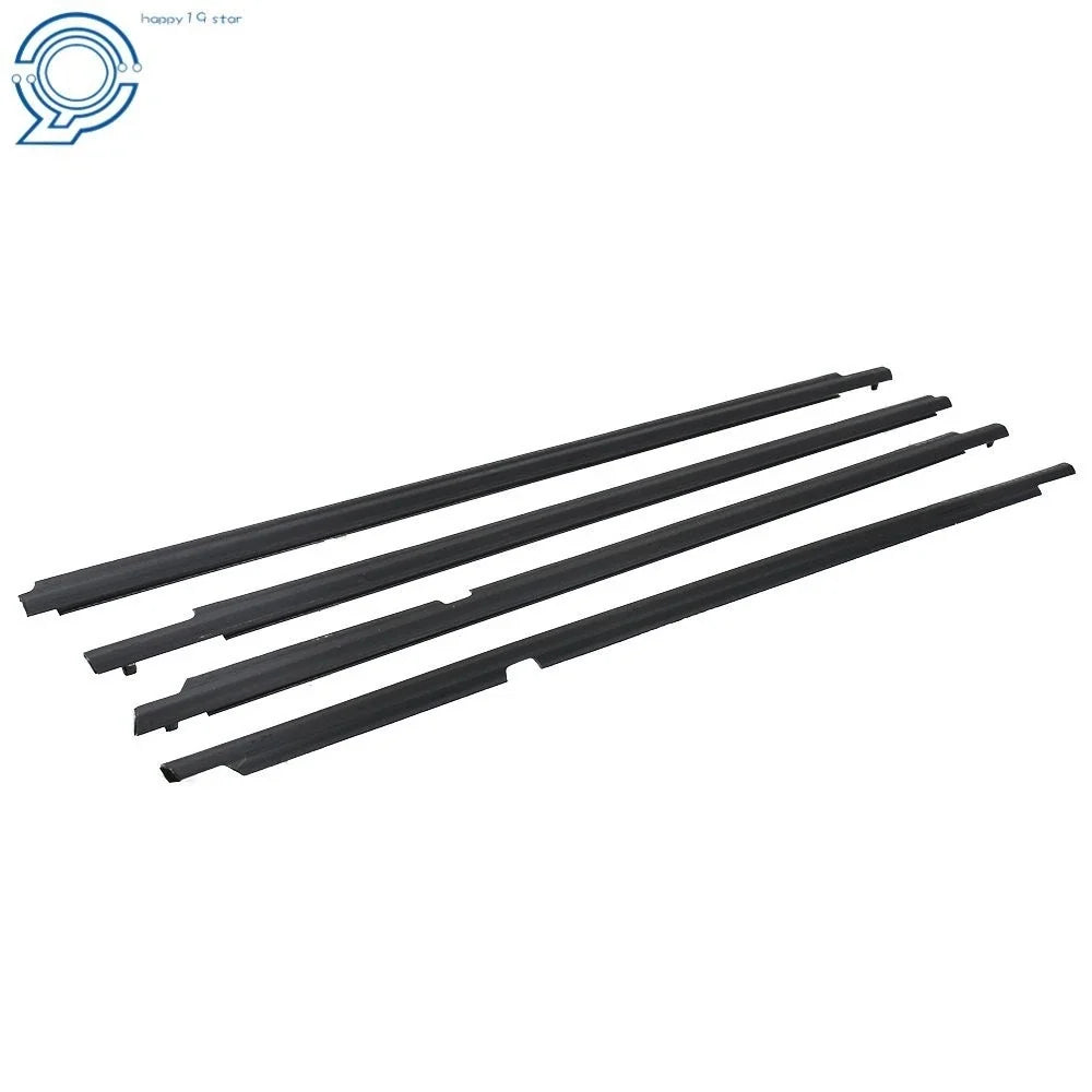Set of 4 Door Weatherstrip Window Moulding Trim Seals for Toyota Corolla (2011)