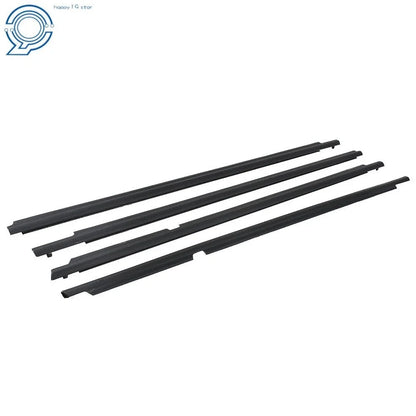 Set of 4 Door Weatherstrip Window Moulding Trim Seals for Toyota Corolla (2011)