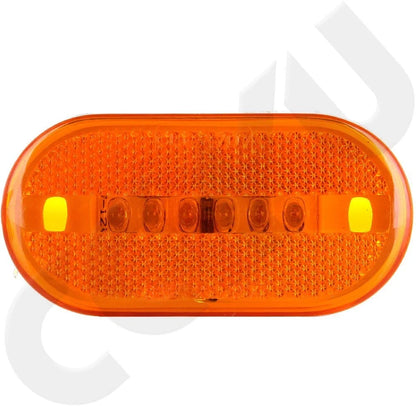 2 Side LED Marker Lights for Bus Truck Trailer Camper Motorhome