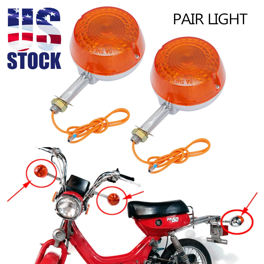 Pair Turn Signal Indicators for Suzuki FA50 FA50X (1980–1991) 35603-02231-999