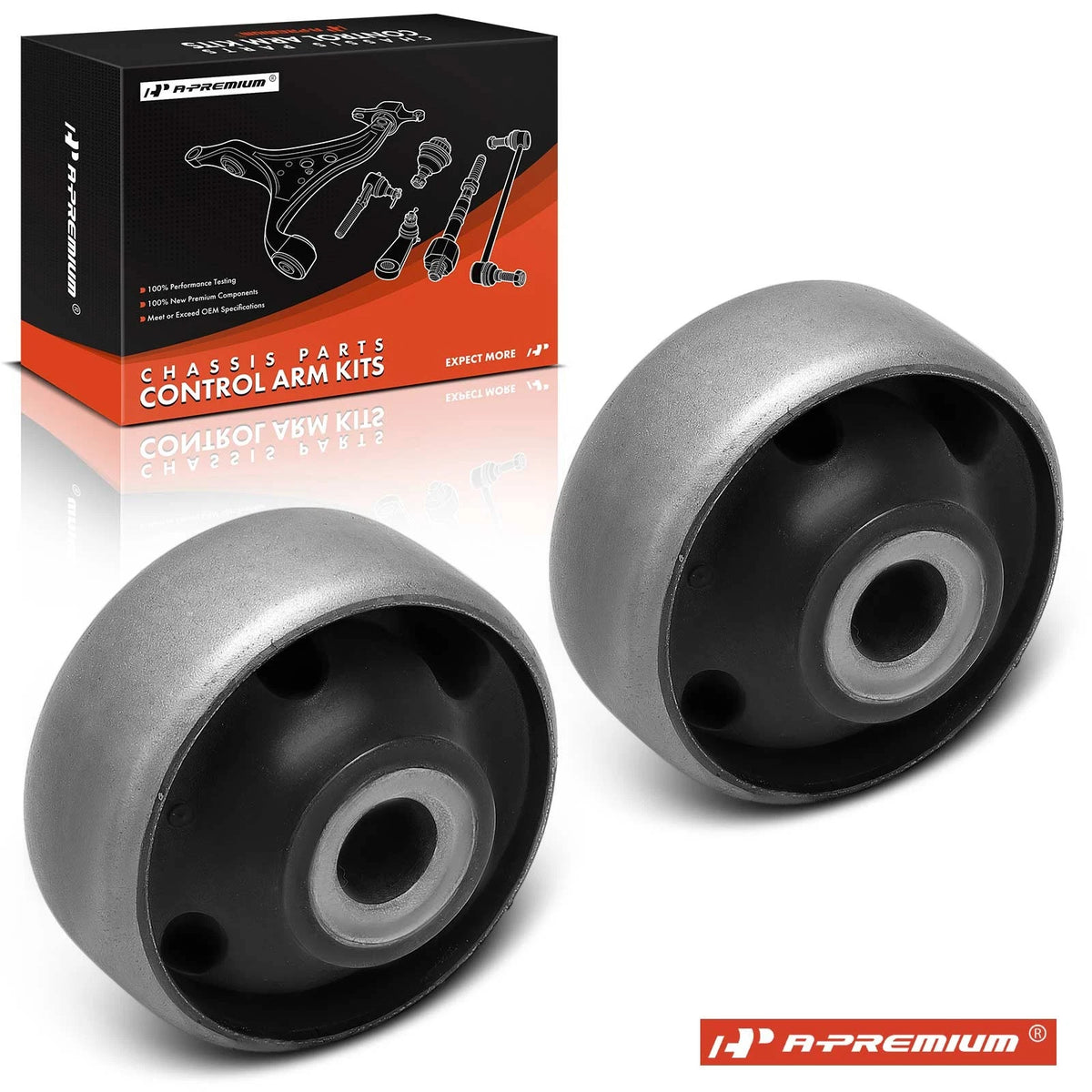 2X Front Lower Rearward Control Arm Bushing for VW Jetta (1999–2006) 1J0407181, 1J0407181A, K200093