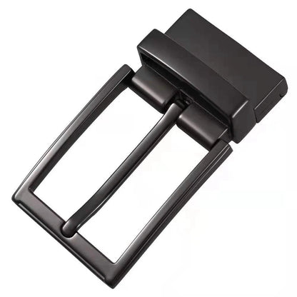 Reversible Belt Buckle Replacement for Universal Fit (1PC) - Silver/Black/Gold
