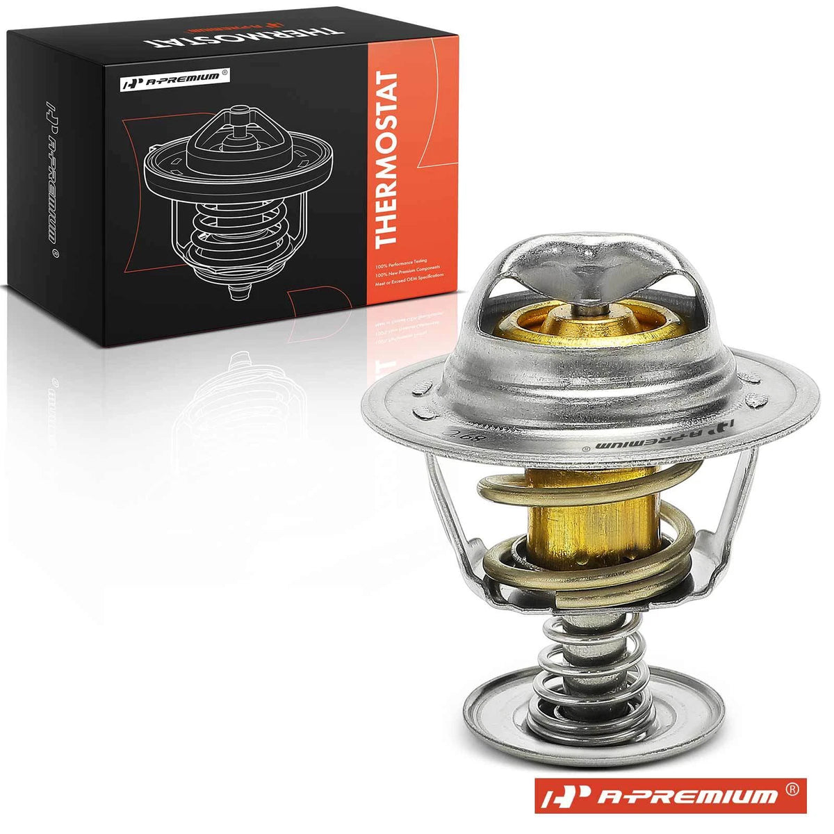 A-Premium Engine Coolant Thermostat for Ford F-650 F-750 (2008–2009) 2014-192, 2014192