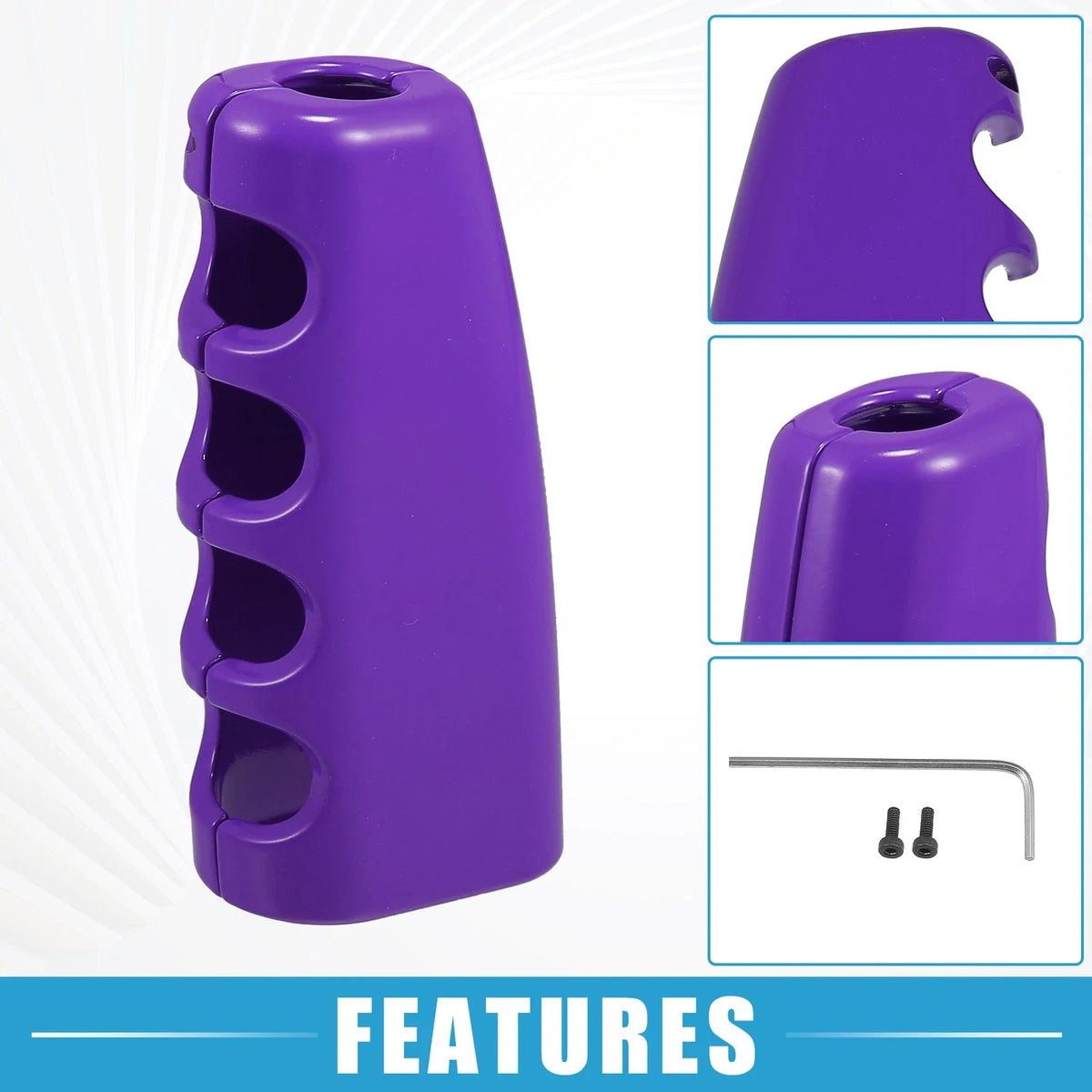 Handbrake Cover Grips Protector for Ford Mustang (2015–2021) Purple