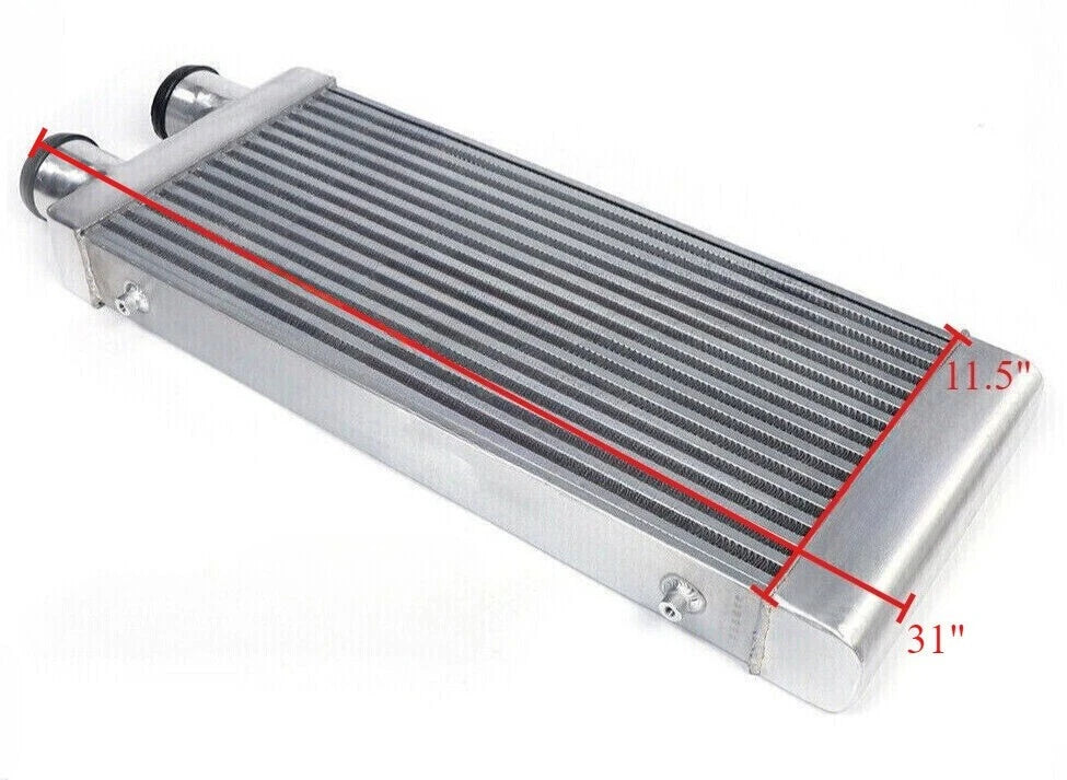 31"x13"x3" Aluminum Turbo Intercooler - Universal Fit