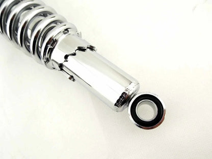 340mm JBS Chrome Rear Shock Absorbers for Kawasaki KT250 (1976-1978)