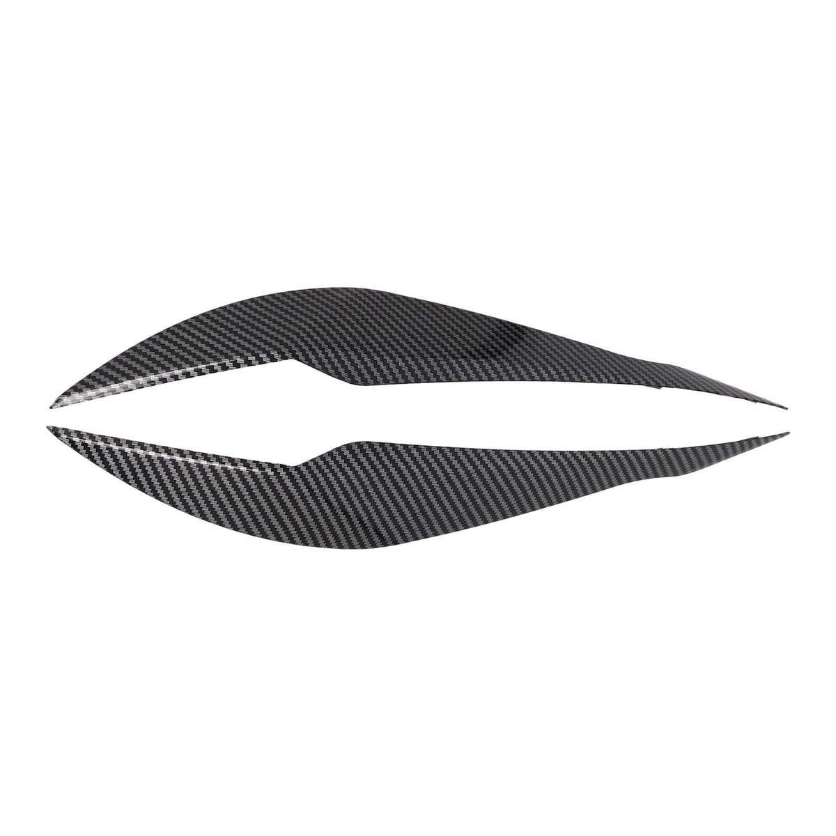 2pc Set Headlight Eyelid Cover for BMW F30 Saloon (2012–2018) Carbon Black