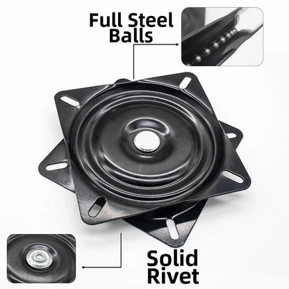 6 Inch Steel Rotary Table with Full Ball Bearing Swivel