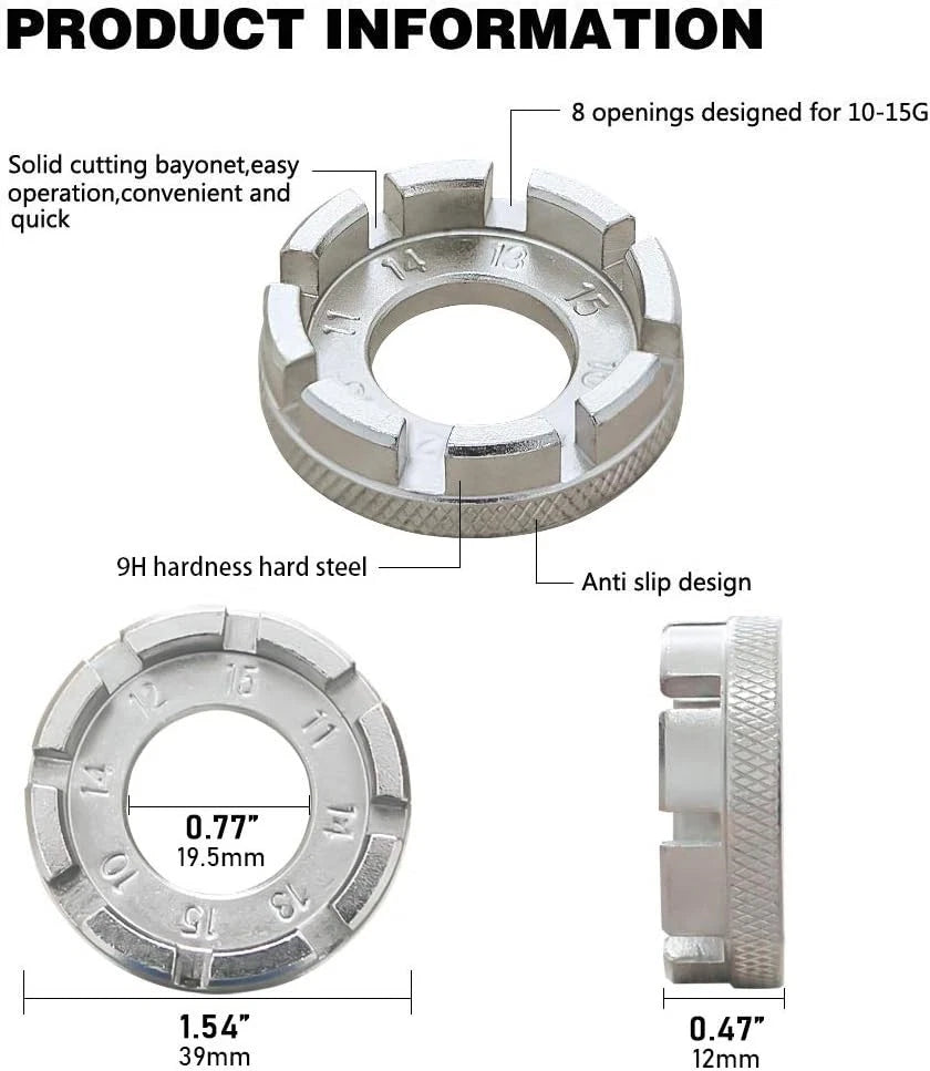 8-in-1 Bike Spoke Wrench for Goabroa