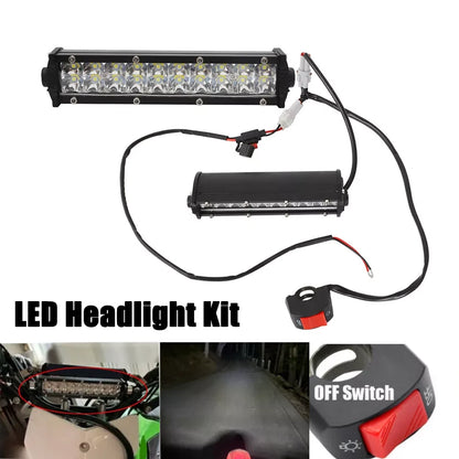 Plug&Play LED Headlight Bar Lighting Kit for Honda CRF110, TTR110 (2010–2023)