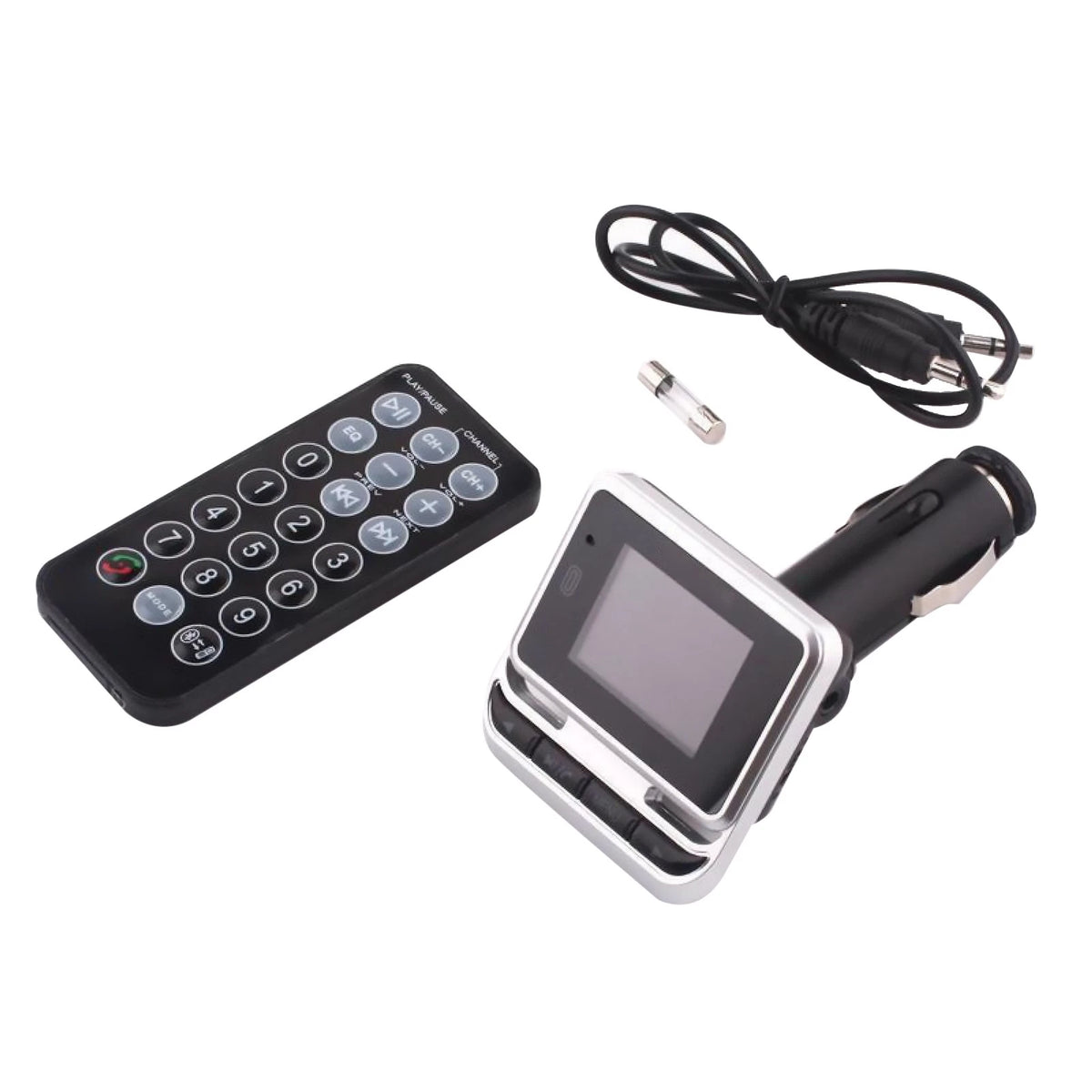 Bluetooth FM Radio Transmitter for Car Cigarette Lighter Adapter