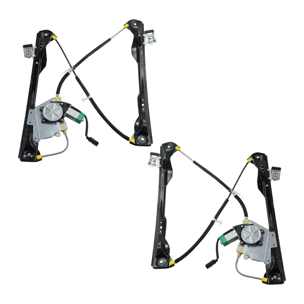 Set of 2 Window Regulators for Ford Focus (2000–2007) PLX-M0-660204-CL360A57, FO1350132, FO1351132