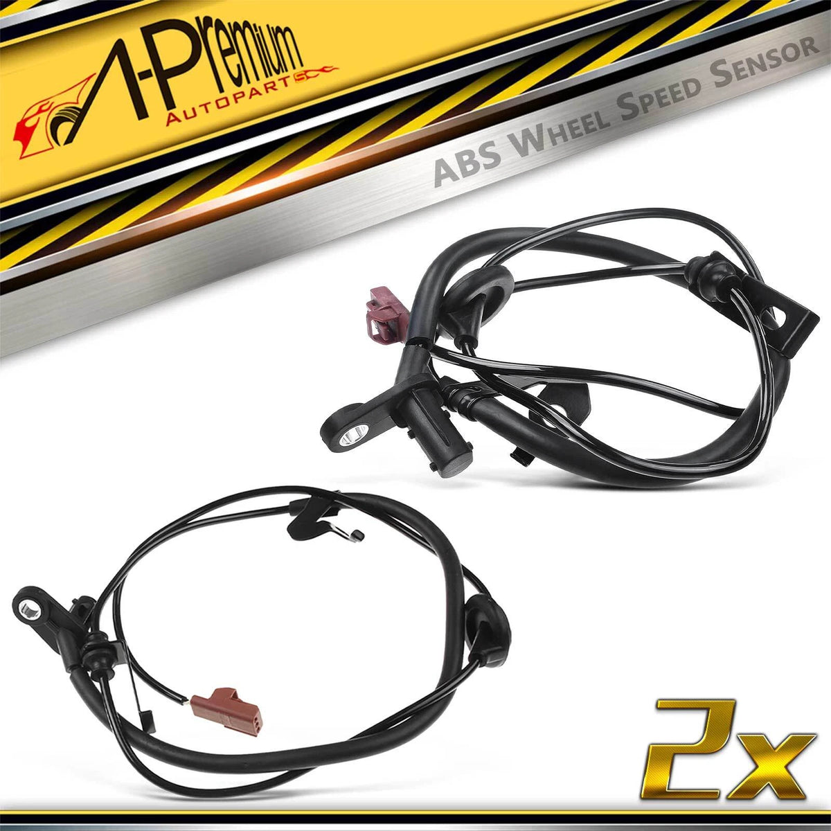 2X Rear ABS Wheel Speed Sensor for Ford Fusion Lincoln MKZ Mercury AWD (2006–2012) - 7E5Z2C182A, AE5Z2C182B, AE5C2C186B