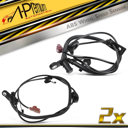 2X Rear ABS Wheel Speed Sensor for Ford Fusion Lincoln MKZ Mercury AWD (2006–2012) - 7E5Z2C182A, AE5Z2C182B, AE5C2C186B