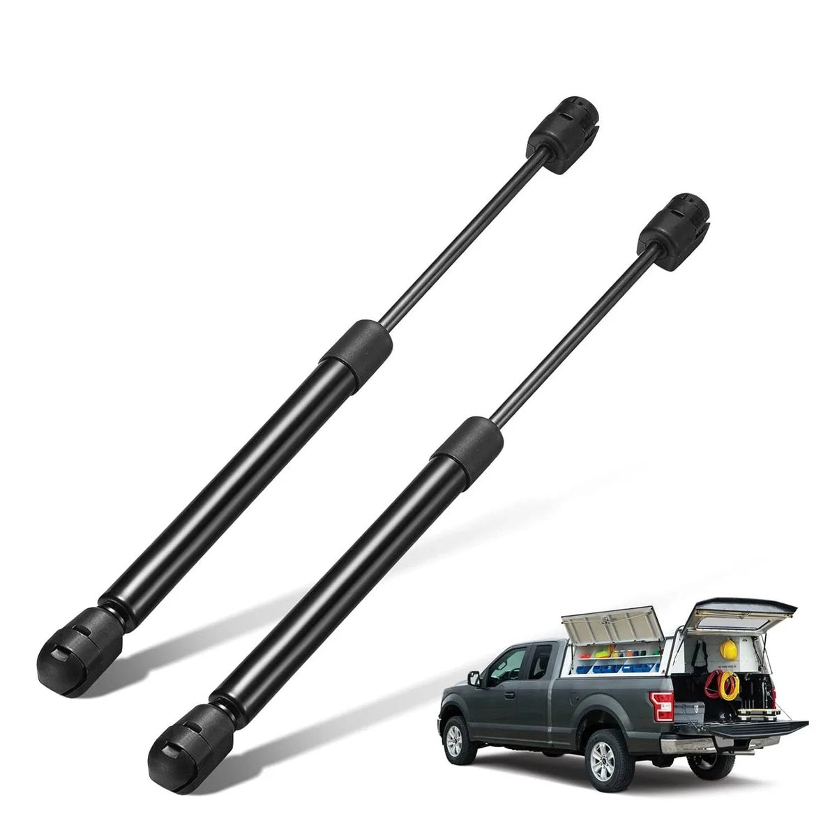 2X C16-03795 Gas Strut Shock Lift Support for Leer Camper Shell (12in, 24lb)