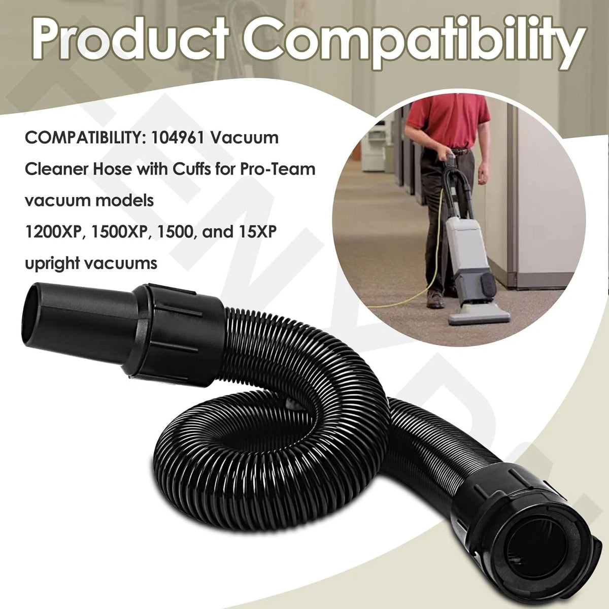 Upright 1500 15XP Hose for ProTeam with O Wand (No Year Range)