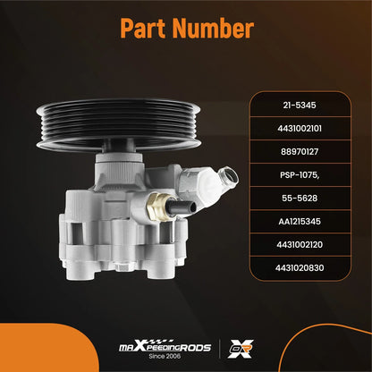 Power Steering Pump for Toyota Corolla Matrix Vibe 1.8L (2010–2014)