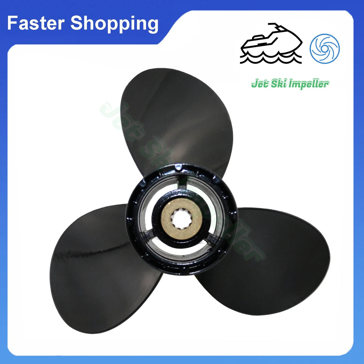 10 Spline 9 1/4x12 Propeller for Suzuki Outboard DF 8-20HP DT15 12 Pitch