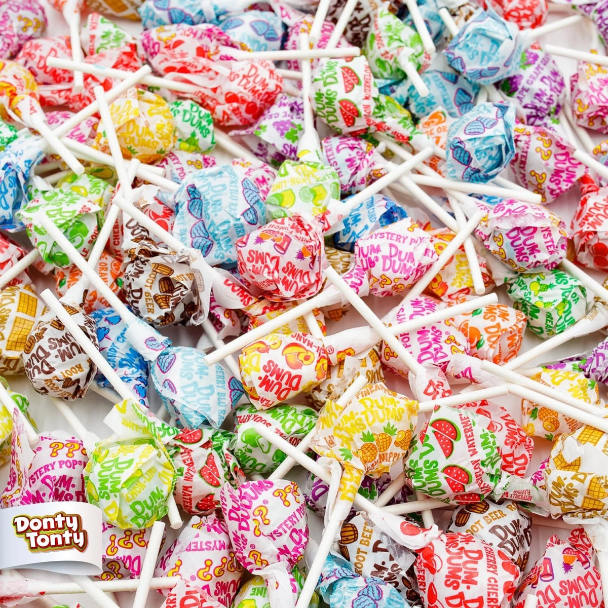 Dum Dums Lollipops 1 lb - Gluten Free Hard Candy Suckers