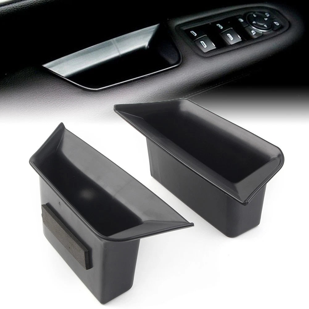 2X Front Door Handle Armrest Storage Box Tray for Cadillac XT5 (2017–2019)